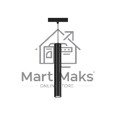 Акцентный подвесной светильник GL4525 BK черный IP20 12W 3CCT 3000-6000K SMART 48V 24° D40*300
