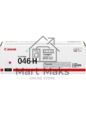 Картридж лазерный Canon 046M H для i-SENSYS MF732/734/735, LBP653/654. Пурпурный. 5000 страниц.