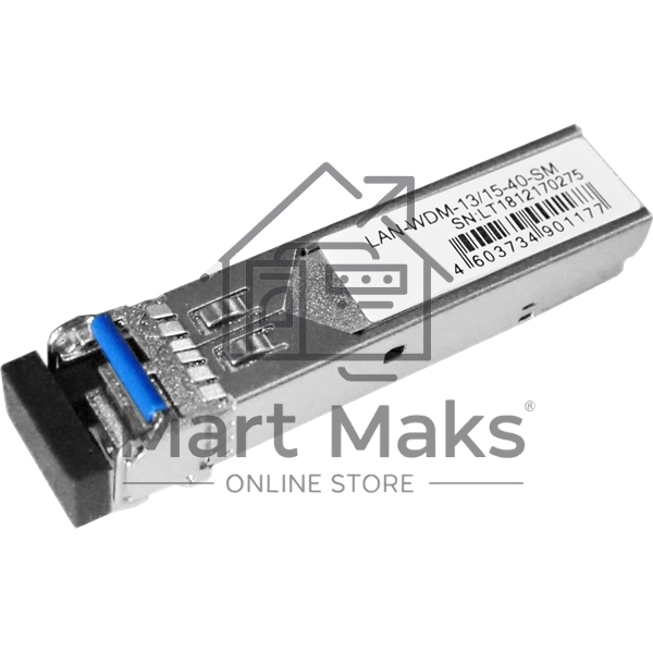 Модуль LANMASTER SFP WDM 1.25G, 1310nm / 1550nm, 40 km, LC, DDM, Cisco