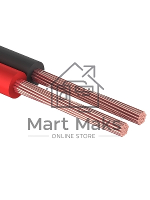 Кабель акустический 2х1 мм² красно-черный (бухта 100 м) 01-6105-6 Proconnect