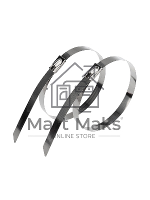 Хомут-стяжка стальная Rexant 300x4,6 мм, упаковка 10 шт.