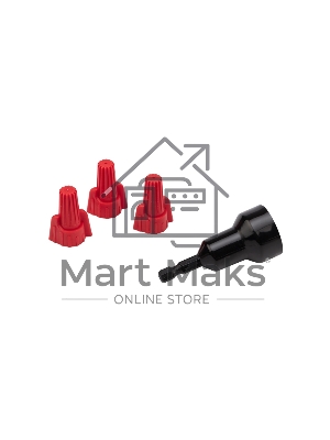 Соединительный изолирующий зажим Rexant с лепестками СИЗ-13 ø 13 мм (0,75-10 мм²), красный (100 шт./уп.)