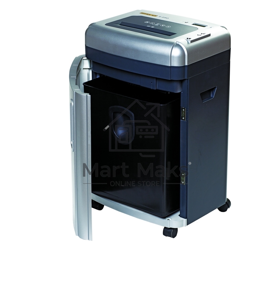 Шредер Office Kit S230 2x15 (секр.P-5)/фрагменты/17лист./35лтр./скрепки/скобы/пл.карты/CD