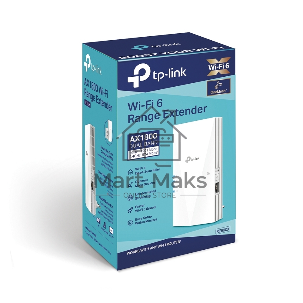 Усилитель сигнала AX1800  Wi-Fi 6