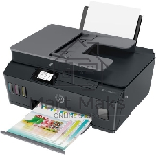 МФУ струйное HP Smart Tank 615 AiO (Y0F71A), A4, цветной, печ. до 22 стр/мин. (ч/б) до 16 стр/мин. (цвет), скан. до 5 стр/мин. (ч/б) 3 стр/мин. (цвет), 1200 x 1200 dpi (ч/б печать, скан.) 1200 x 4800 dpi (печать цвет), USB, Wi-Fi, BlueTooth, Air Print, Mopria