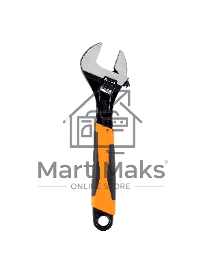 Ключ разводной, 250 мм, двухкомпонентная рукоятка Sparta