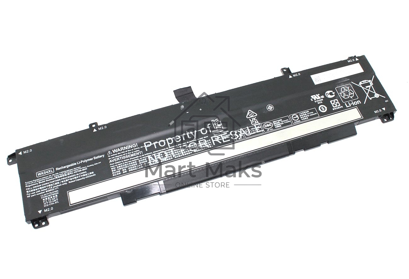 Аккумуляторная батарея для ноутбука HP Victus 16-D (WK04XL) 15.4V 70.07Wh