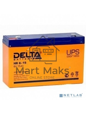 Батарея Delta HR 6-15 (6V 15Ah)