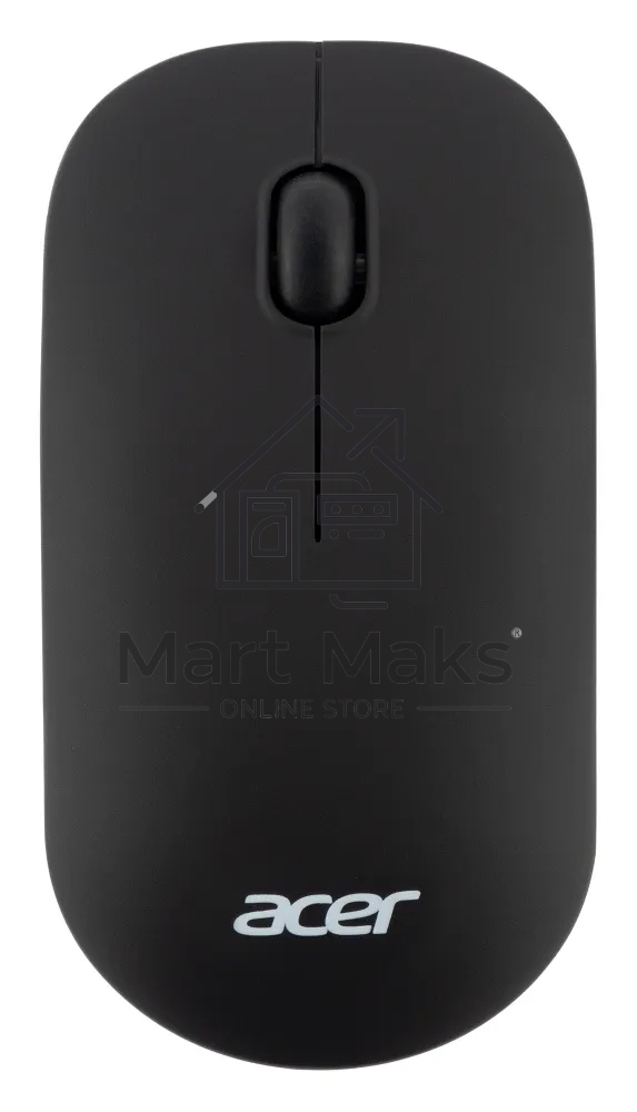 Мышь беспроводная Acer OMR130 черный, 1200 dpi, радиоканал, USB, кнопки - 3