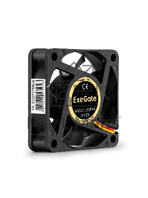 Вентилятор для корпуса ExeGate EX06015S3P-24 черный, 60 мм, 4800 об/мин, 34.1 дБ, 3 pin