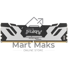Оперативная память Kingston Fury Renegade RGB, DDR5, 24GB (1x24 GB), 7200 MHz, CL38, радиатор, RGB, серебристый