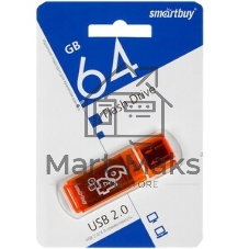 Флешка USB Smartbuy 64 Gb USB Smartbuy Glossy series черный (SB64 GbGS-K)