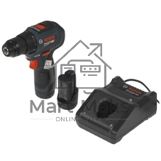 Дрель-шуруповерт Bosch GSR 12V-30, 12 В, 2 Ач, 30 Нм, бесщеточный
