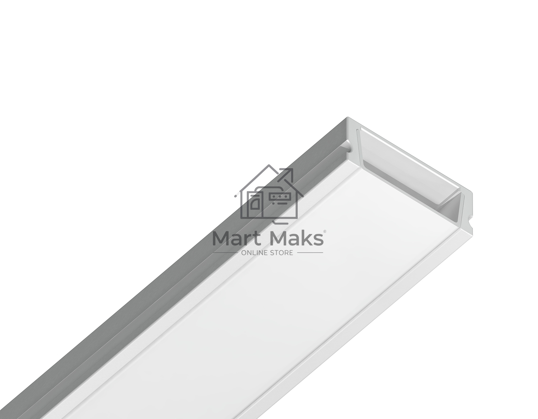 Алюминиевый профиль Ambrella light GP1700WH белый 2000*15.5*6