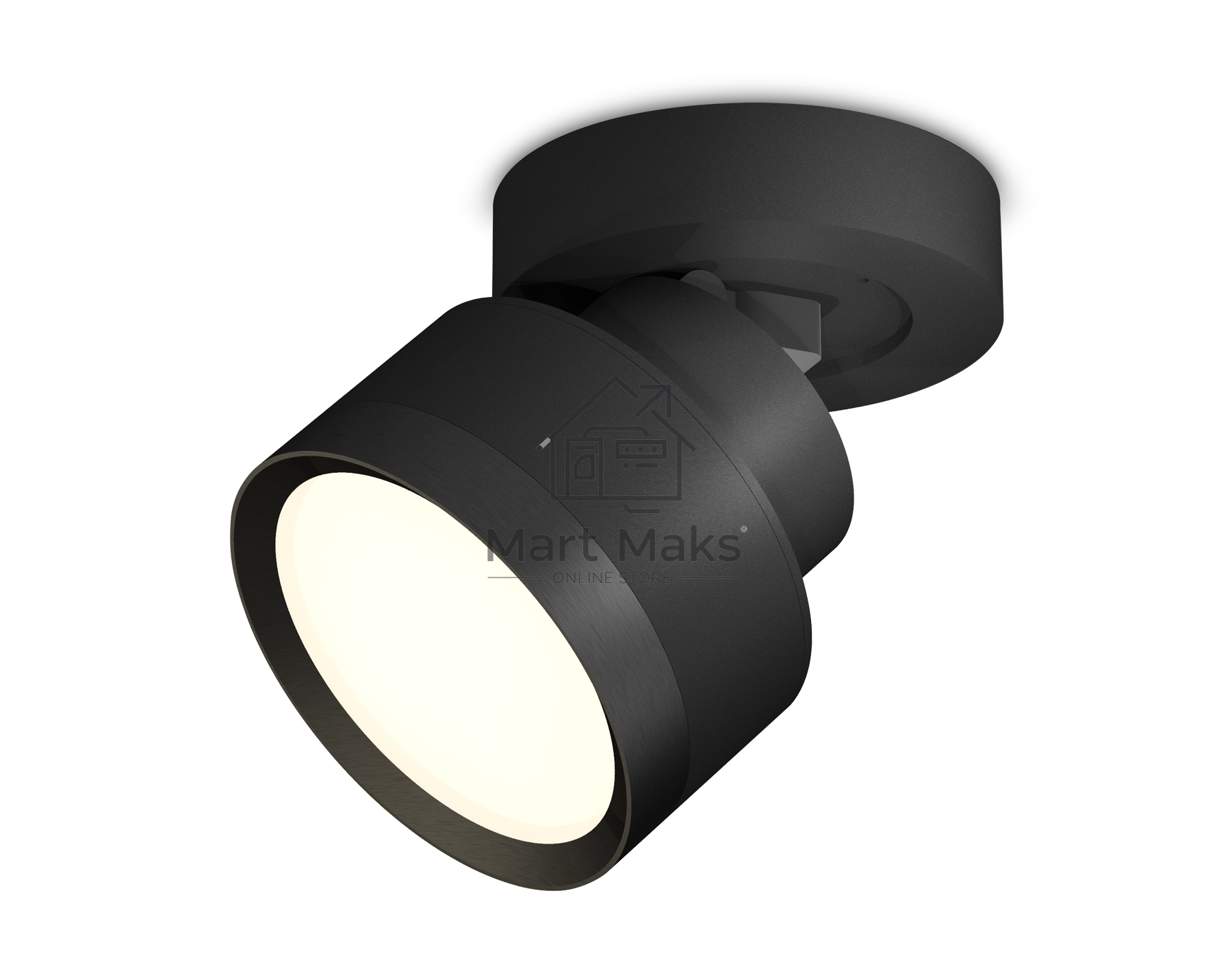 Светильник Ambrella Light XM8102002 SBK/PBK черный песок/черный полированный GX53 (A2229, A2106, C8102, N8113)
