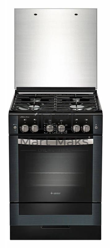 Плита газовая Gefest ПГ 6300-02 0046 черный, конфорок 4 шт, духовка 52 л, 60 см x 85 см x 60 см