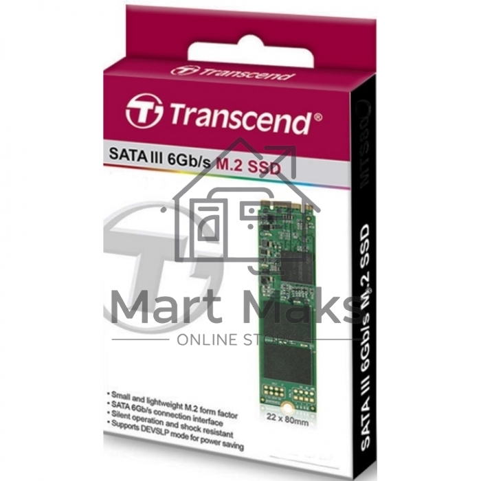 Накопитель SSD Transcend MTS820, 240GB, M.2, SATA III, R/W 550/420