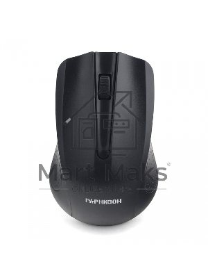 Мышь беспроводная Гарнизон GMW-430 черный, 1200 dpi, радиоканал, USB, кнопки - 3