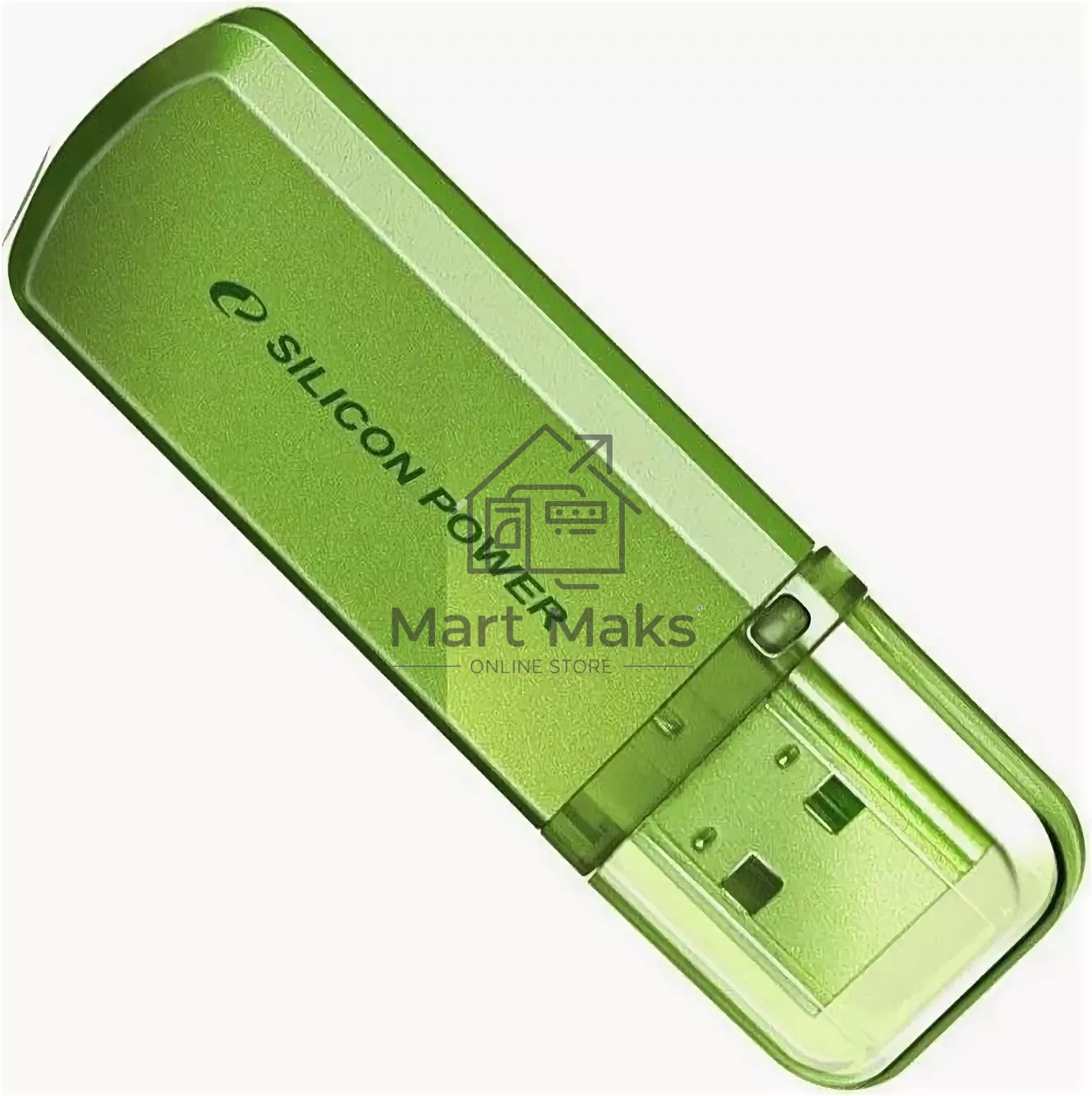 Флешка USB R/W Silicon Power R/W 32Gb Helios 101 SP032GBUF2101V1N USB2.0 зеленый