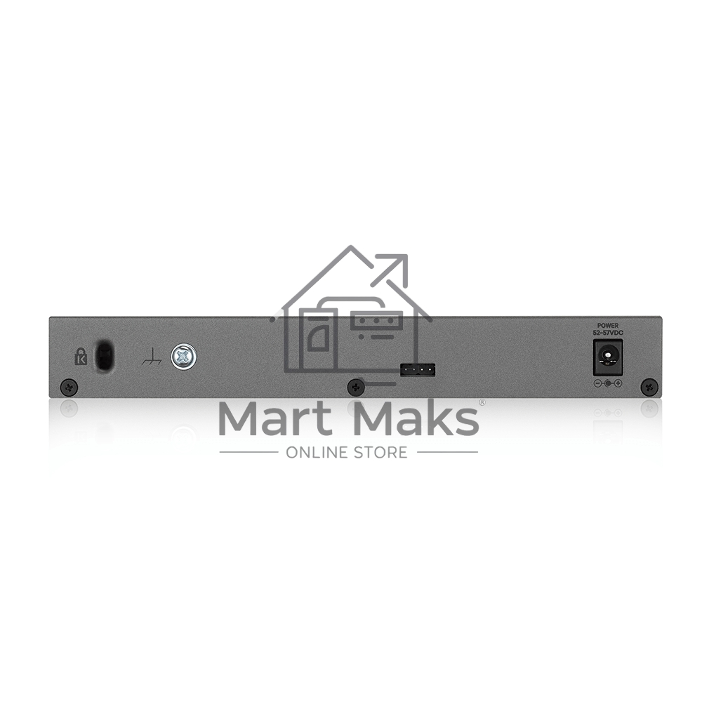 Коммутатор Zyxel GS1350-6HP, 4xGE PoE+, 1xGE PoE++ (802.3bt), 1xSFP, бюджет PoE 60 Вт, дальность передачи питания до 250 м, автоперезагрузка PoE-портов, повышенная защита от перенапряжений и электростатических р