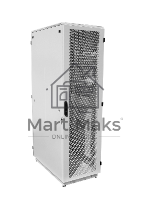 Шкаф телеком. напольный 42U (600x1000) дверь перфориров. 2 шт. (ШТК-М-42.6.10-44АА) (3 коробки)