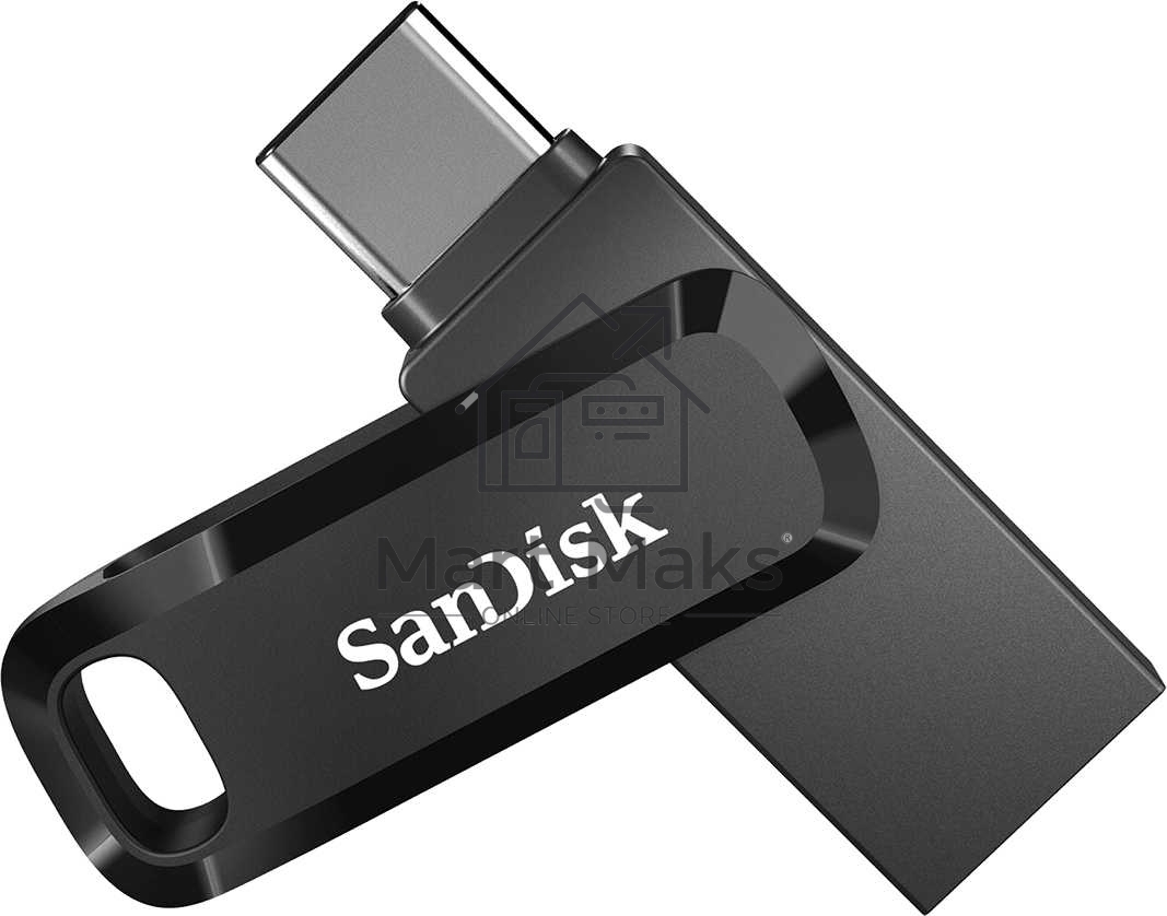 Флешка USB Sandisk 512Gb Ultra Dual Drive Go SDDDC3-512G-G46 USB3.1 черный