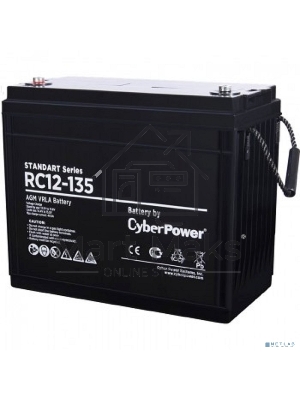 Аккумуляторная батарея SS CyberPower RC 12-135 / 12 В 135 А·ч Battery CyberPower Standart series RC 12-135 / 12V 135 Ah