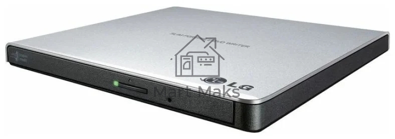 Привод DVD-RW LG GP57ES40 серебристый USB внешний