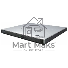 Оптический привод DVD-RW LG GP57ES40 серебристый USB внешний
