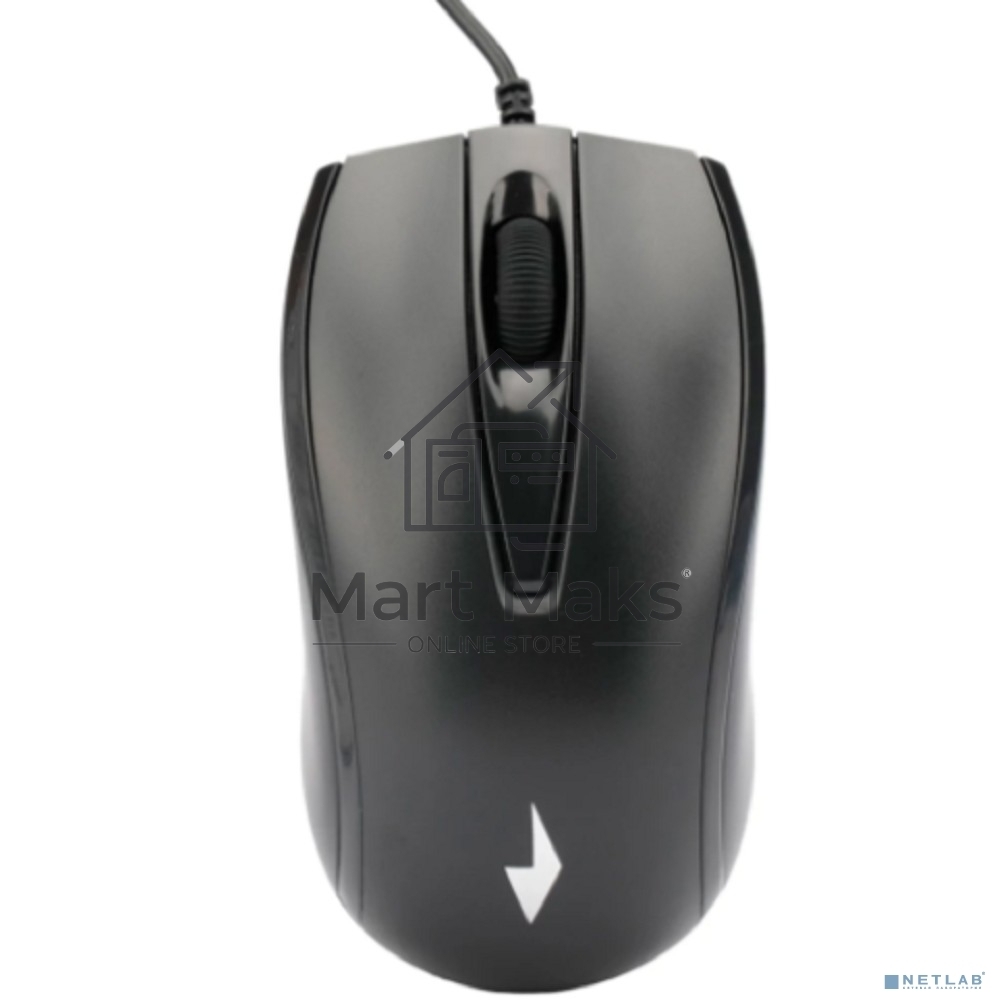 Мышь проводная Gembird MOP-110 черный, 1000 dpi, USB, кнопки - 3