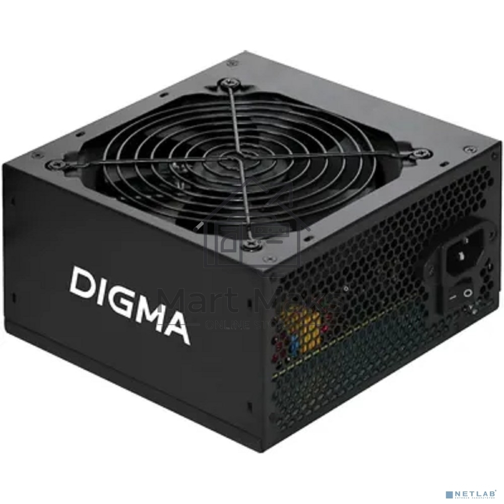 Блок питания Digma DPSU-400W, 400Вт, 120мм, черный