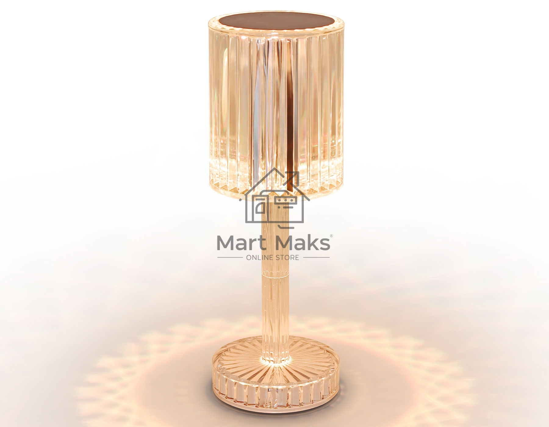 Настольная светодиодная лампа Ambrella light DE8066 CL прозрачный LED 3000K/4200K/6400K 3W