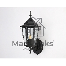 Уличный настенный светильник Ambrella light ST2010 BK/CL черный/прозрачный IP54 E27 max 40W 360*150*210