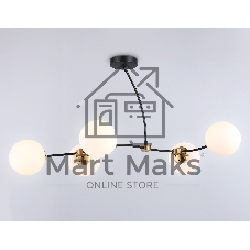 Светитльник Ambrella Light TR2548/5 BK/SB черный/бронза E27/5 max 60W 950*600*450