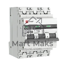 Выключатель автоматический модульный 3п C 10А 4.5кА ВА 47-63 PROxima EKF mcb4763-3-10C-pro