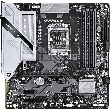 Материнская плата GIGABYTE B760M GAMING PLUS WIFI DDR4, LGA1700, Intel B760, 4xDDR4, 4xSATA, 2xM.2, 1xPCIe 4.0 x16, DisplayPort, HDMI, 1x1Gb LAN, USB, 3x3.5 мм, 7.1, microATX