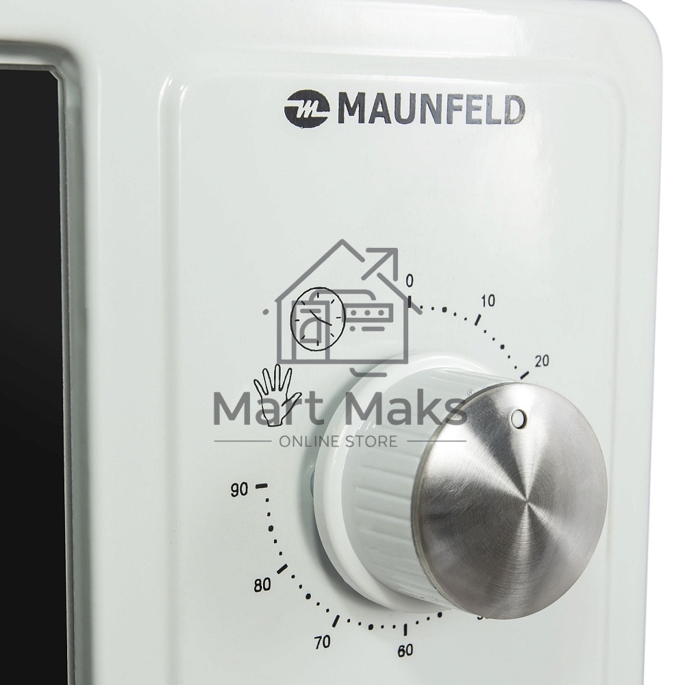 Мини-печь Maunfeld CEMOA.456.W ширина 60 см, механическое управление, 45 л,конвекция, белый