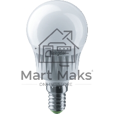 Лампа светодиодная Navigator NLL-G45-7-230-2.7K-E14 7 Вт шар 2700К теплый белый E14 500 лм 176-264В