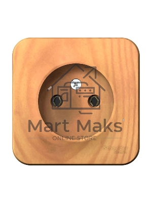 Розетка б/з без шторок 16А, 250В, изолир. пластина SE Blanca наруж Ясень