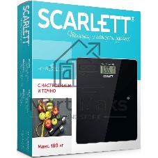 Весы напольные электронные Scarlett SC-BS33E036 макс.180кг черный