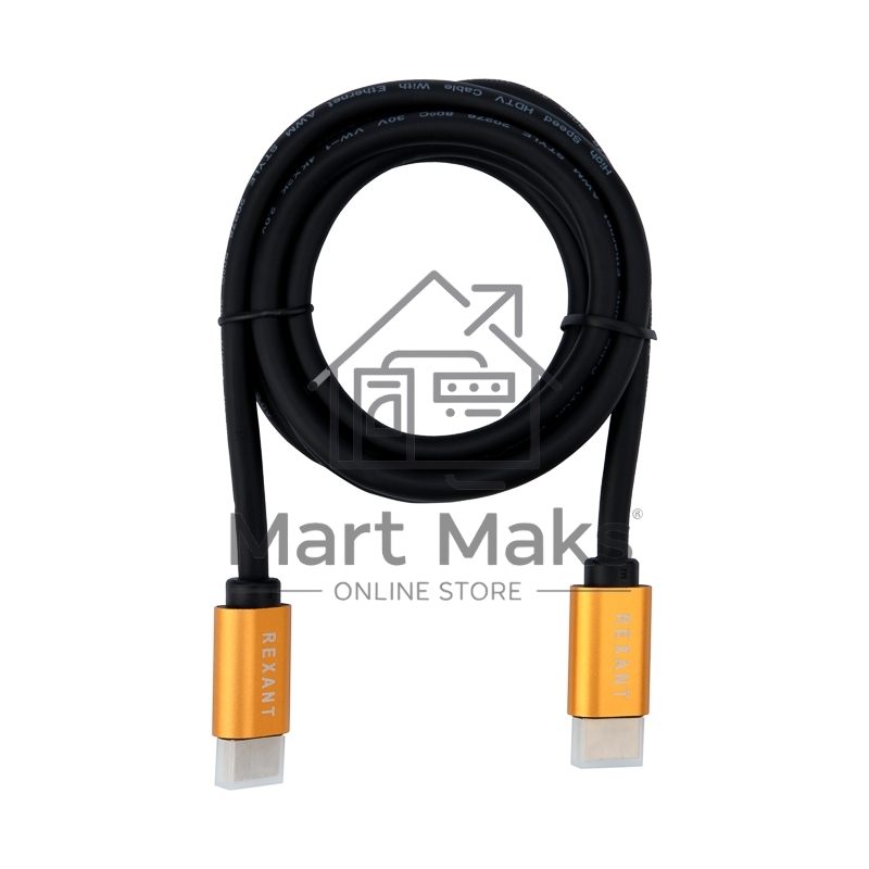 Кабель Rexant HDMI - HDMI 2.0 длина 1.5 метра (GOLD)