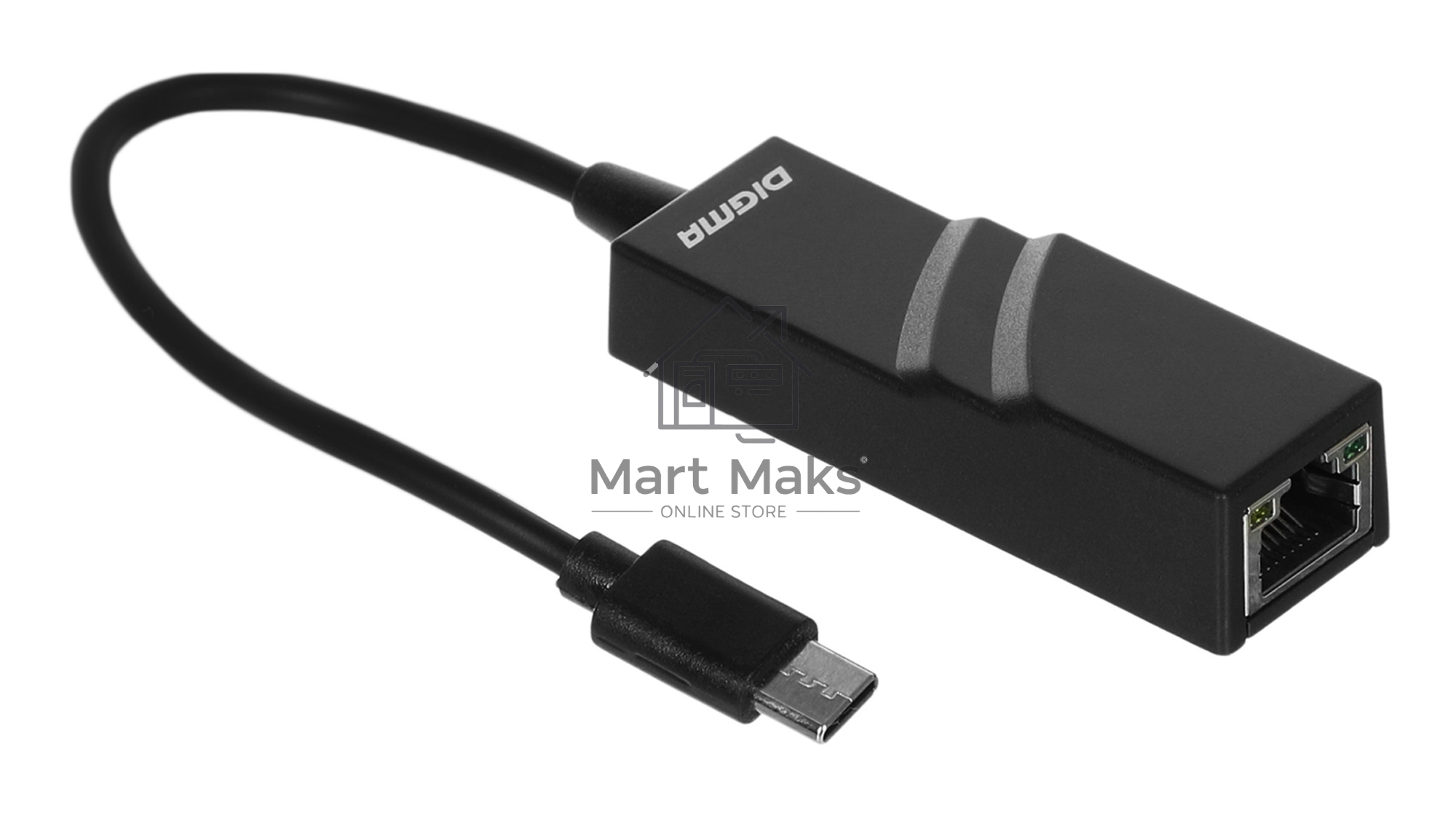 Сетевой адаптер Ethernet Digma D-USBC-LAN100 USB Type-C