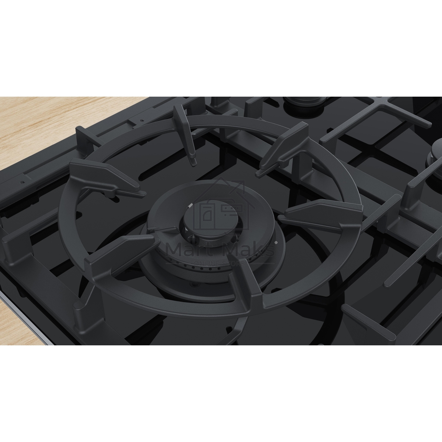 Газовая варочная поверхность Bosch PRS9A6D70M черный