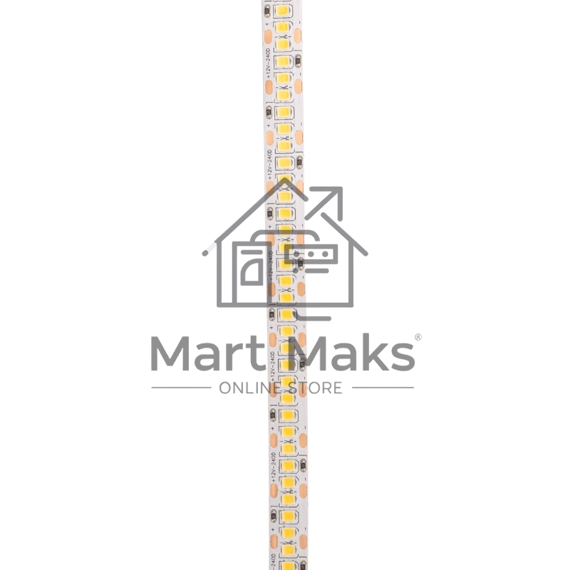 Лента светодиодная 12В, SMD2835, 19,2Вт/м, 240 LED/м, 4000K, 10мм, 5м,IP20 Rexant