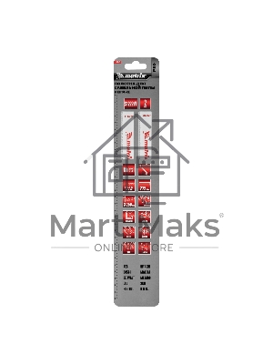 Полотна универсальные Matrix для сабельной пилы S1222VF,275/1,8-2,5 мм 2шт