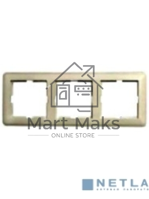 Рамка 3-м W59 сл. кость SchE KD-3-28 (КД-3-28)