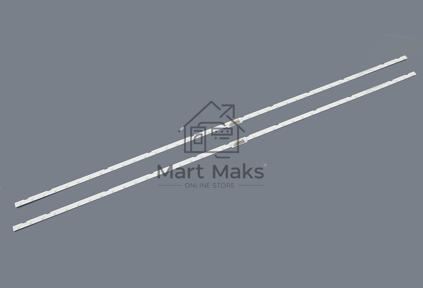 Светодиодная подсветка для Samsung UE55NU, UE55RU (комплект 2шт)