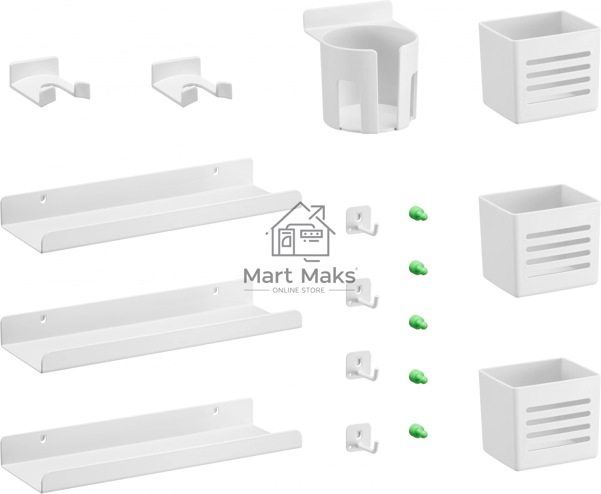 Лотки Cactus CS-PB-SET2 белый