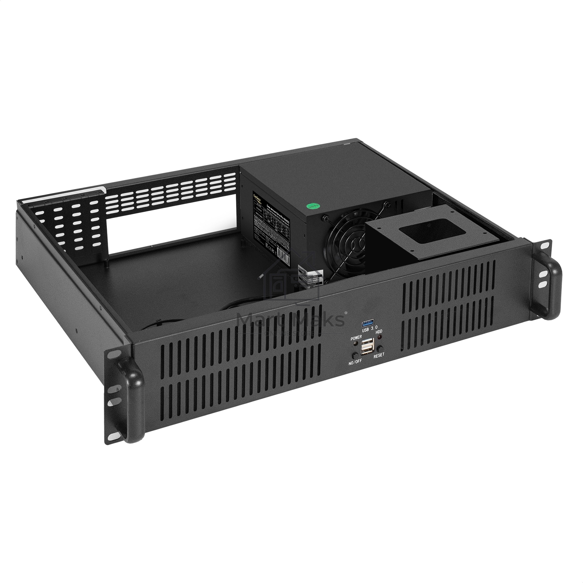 Серверный корпус ExeGate Pro 2U350-33, RM 19