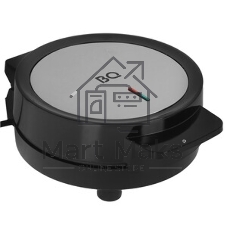 Вафельница BQ ST1009 черный/стальной, WAFFLE. 1000 Вт, приготовление 4 вафель одновременно, антипригарное покрытие панелей Non-Stick PRO, равномерный нагрев, теплоизолированная ручка, противоскользящие ножки, 2 индикатора работы: нагрева и питания, диапазон температур нагрева: 230 °С, материал корпуса: металл, бакелит, материал панелей : металл, размер рабочей поверхности: диаметр 190 мм, количество панелей: 2, вид панелей: венские вафли, длина шнура: 0.7 м, напряжение: 220-240 В, 50-60 Гц, защита от поражения электротоком: класс I